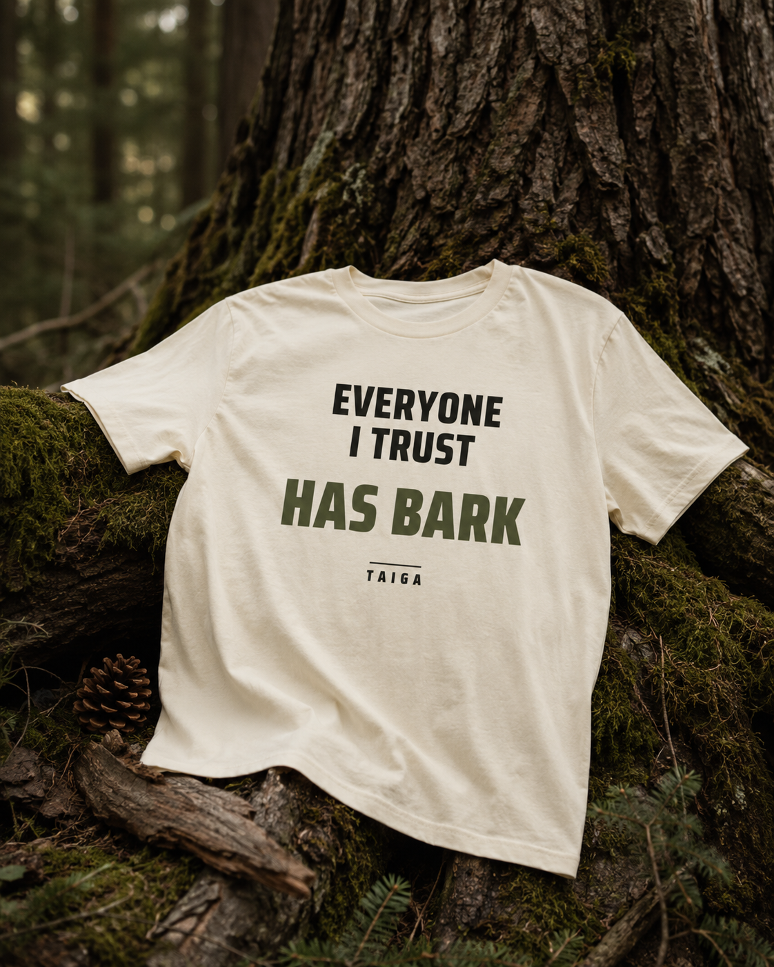 Everyone I Trust Has Bark — Heavyweight Tee