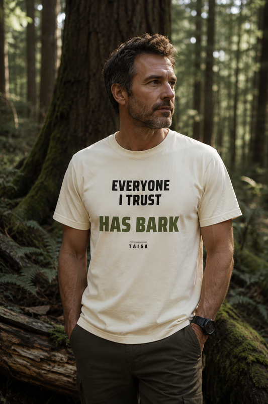 Everyone I Trust Has Bark — Heavyweight Tee