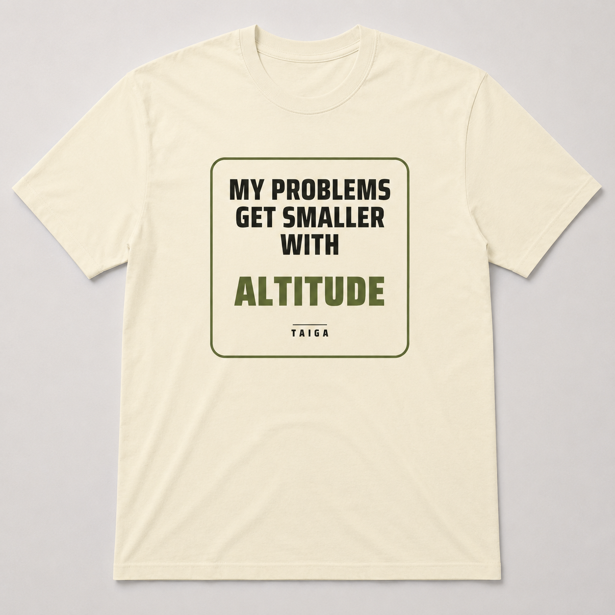 My Problems Get Smaller With Altitude — Heavyweight Tee